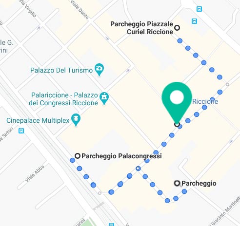 I parcheggi vicino al nostro ristorante a Riccione