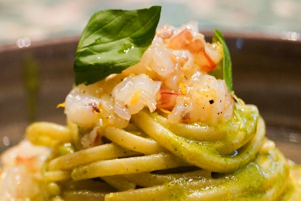 Spaghetti alla carbonara di pesce